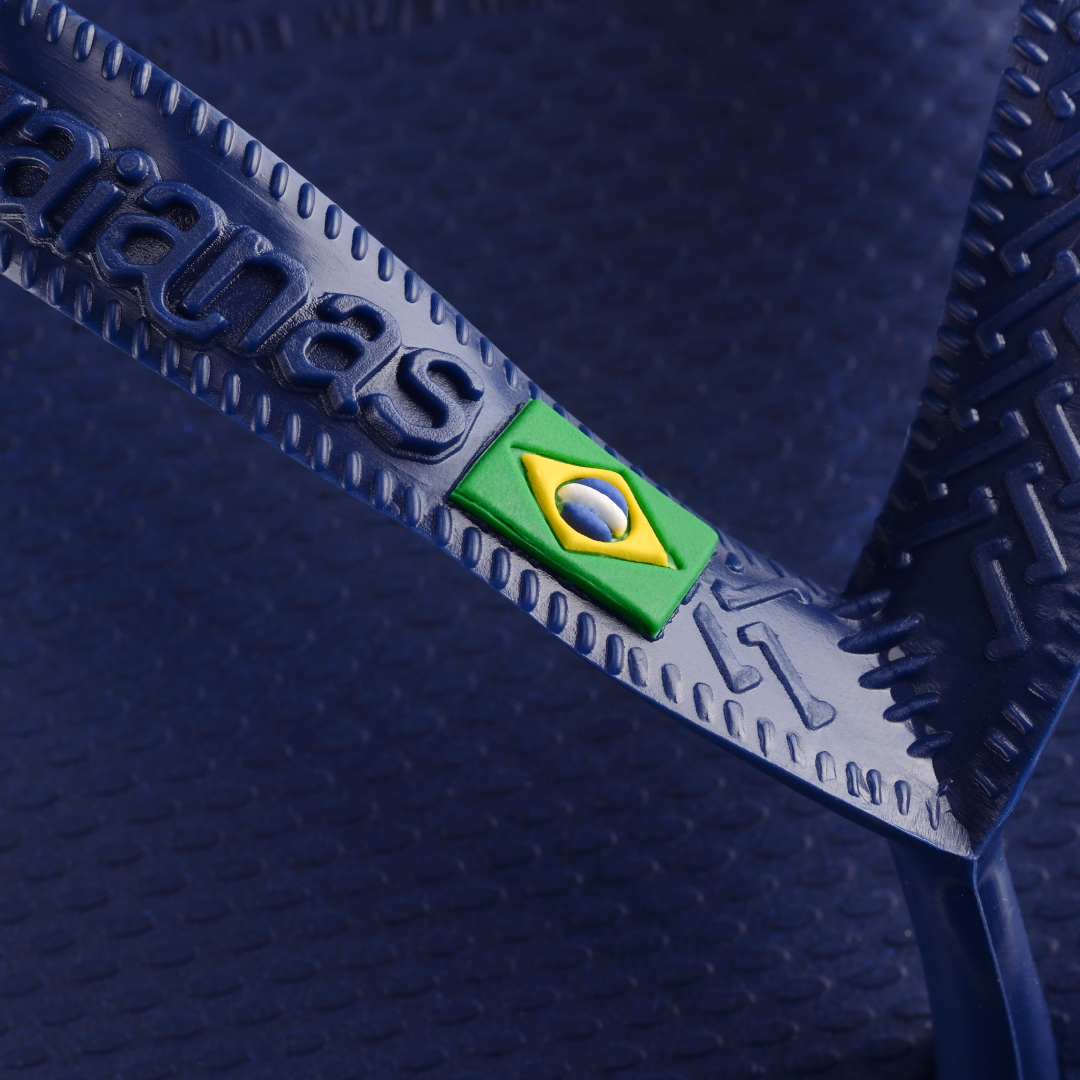 Women's Brazil Flip Flops - Navy Blue